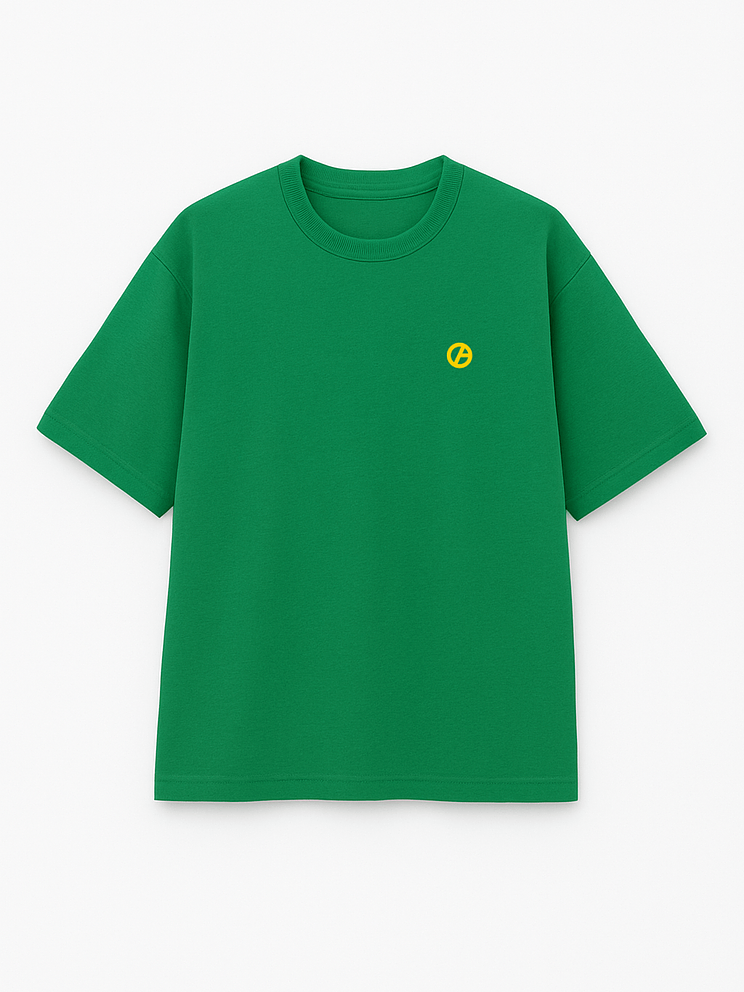 T-shirt Trendout Oversized Verde 25 1