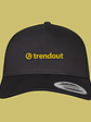 Snapback Boné Trucker Trendout I Cinza Escuro/Amarelo - Thumbnail 2