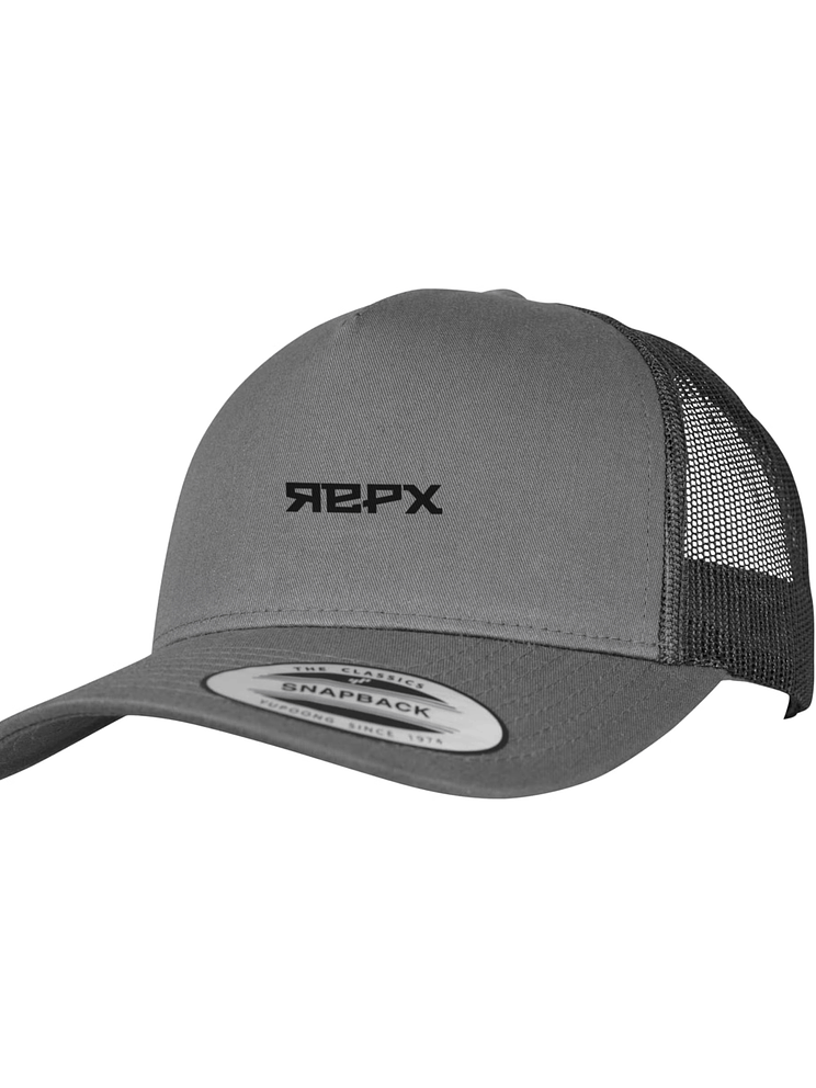 Snapback Boné Trucker REPX I Cinza Escuro I Preto 1