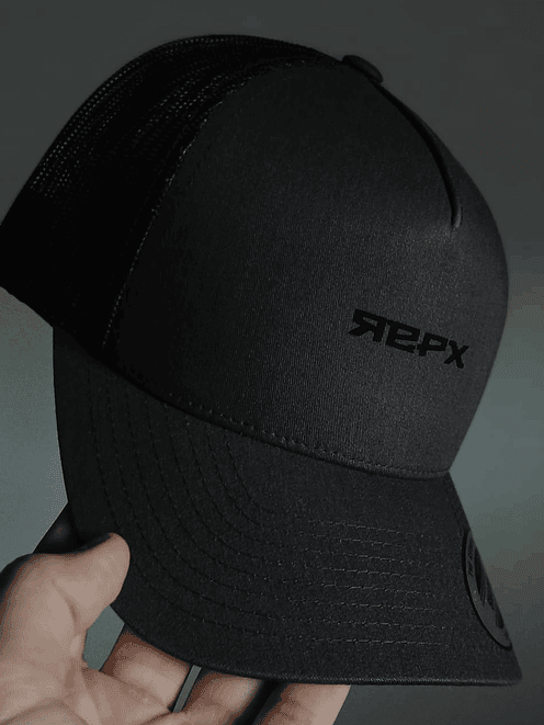 Snapback Boné Trucker REPX I Cinza Escuro I Preto 2