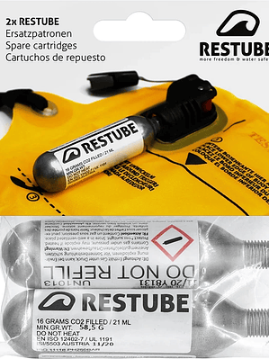 Recargas CO2 16g Restube Active - Bóia Insuflável