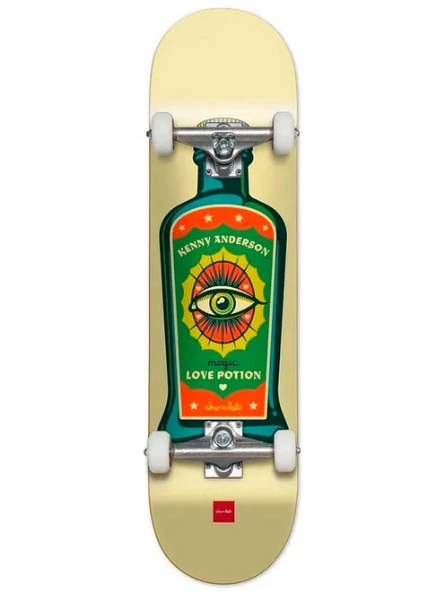 Skate Completo Chocolate Kenny Anderson Hecox Essentials - 7.75