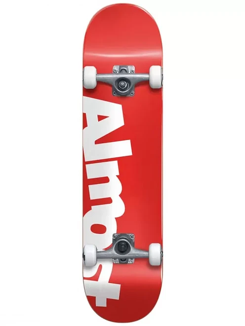Skate Completo Almost Side Pipe Red - 8.125