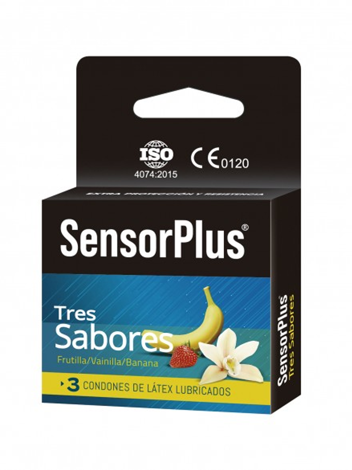  Condón Sensor Plus - Tres Sabores 1