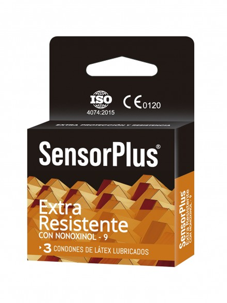 Condón Sensor Plus - Extra Resistente Con Nonoxynol-9 1