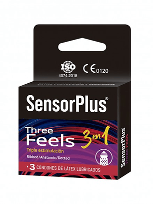 Condón Sensor Plus - THREE FEELS