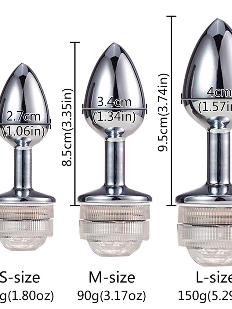 Plug anal Luz LED con control 2