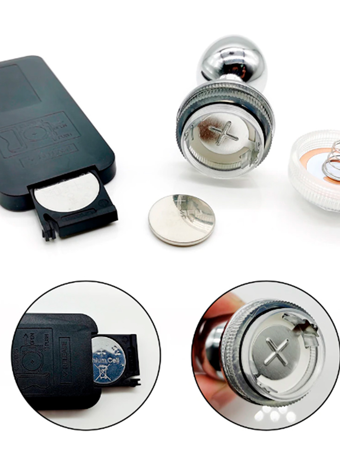 Plug anal Luz LED con control 4