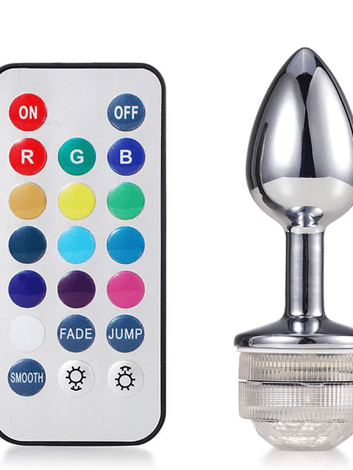 Plug anal Luz LED con control 1