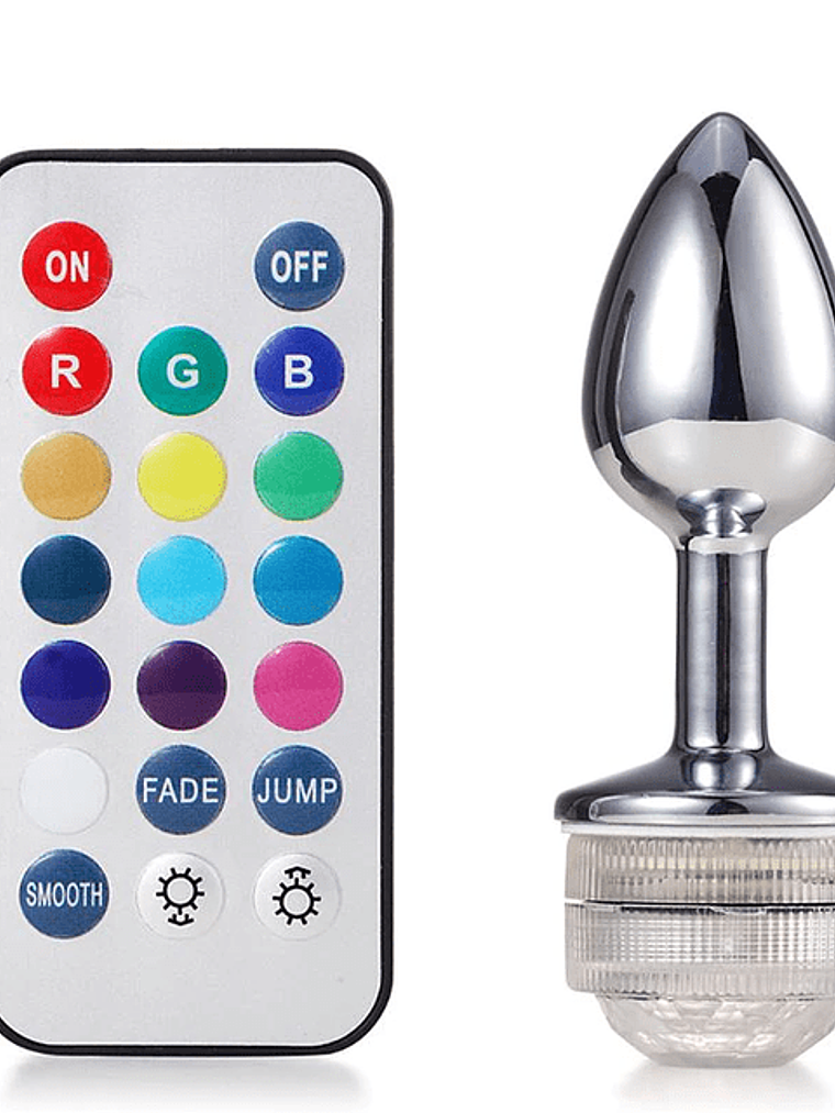 Plug anal Luz LED con control 1