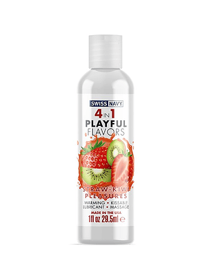 4 EN 1 GEL CÁLIDO COMESTIBLE FRUTILLA KIWI
