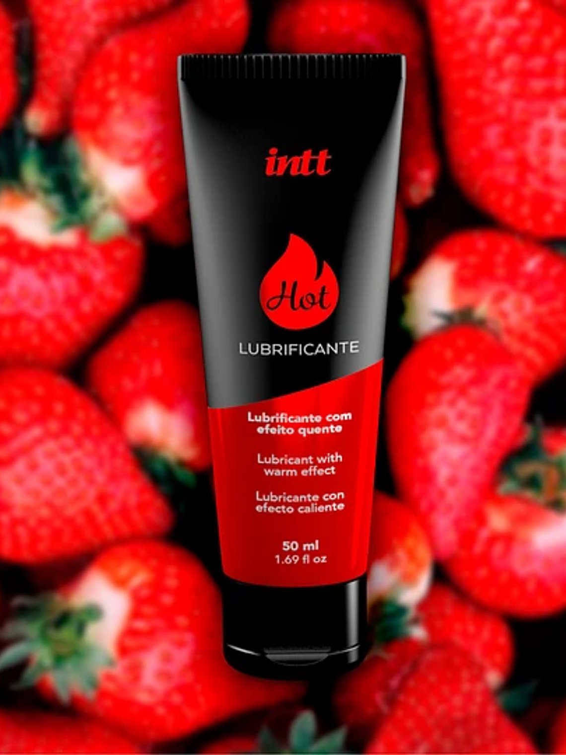 Lubricante Hot con Sabor a Frurtilla Intt 5