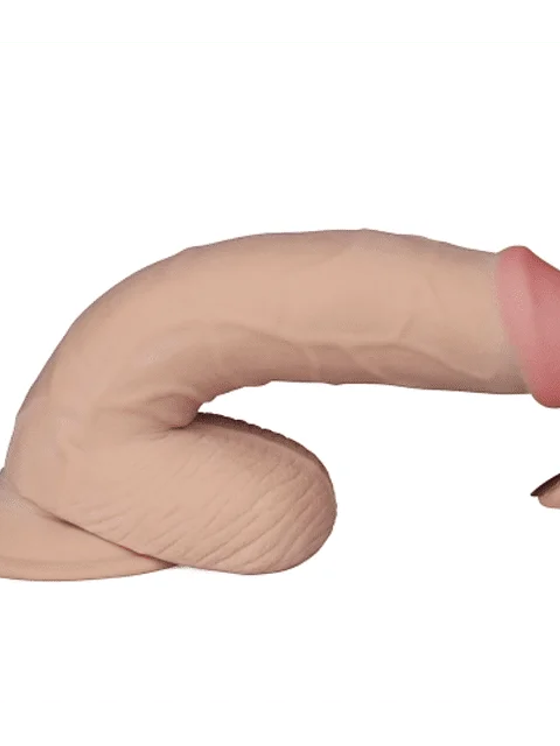 Dildo vibrador a control The Ultra Soft Dude 20cm 2