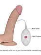 Dildo vibrador a control The Ultra Soft Dude 20cm - Miniatura 3