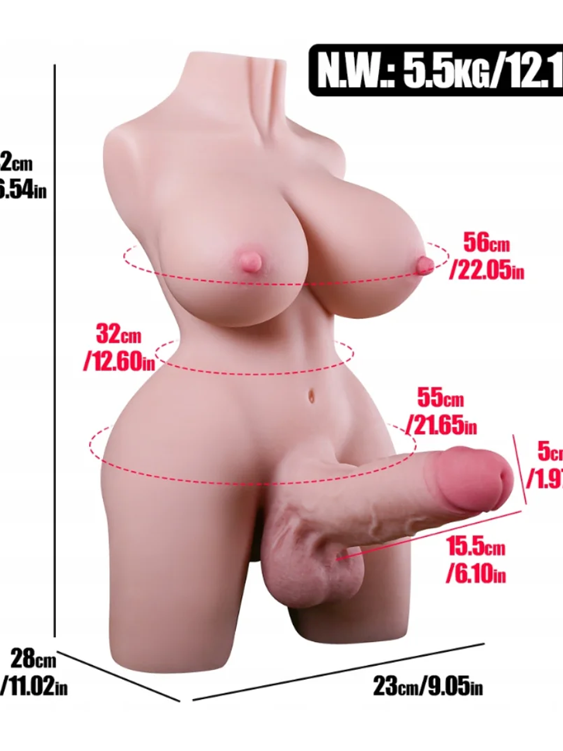 Dildo vibrador Xtreme Flexi 23cm LOVETOY 2