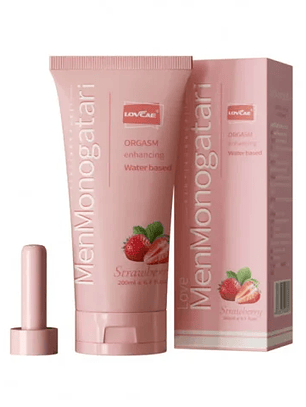 Lubricante Anal MenMonogatari FRUTILLA 200ml