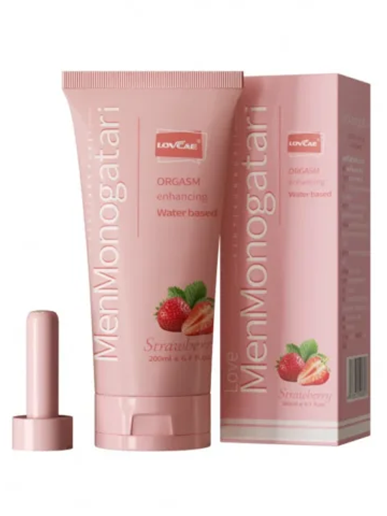 Lubricante Anal MenMonogatari FRUTILLA 200ml 1