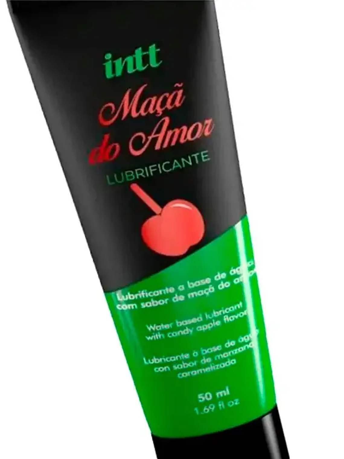 Lubricante Íntimo INTT a Base de Agua. Sabor Manzana Confitada -- 50 ml. 2