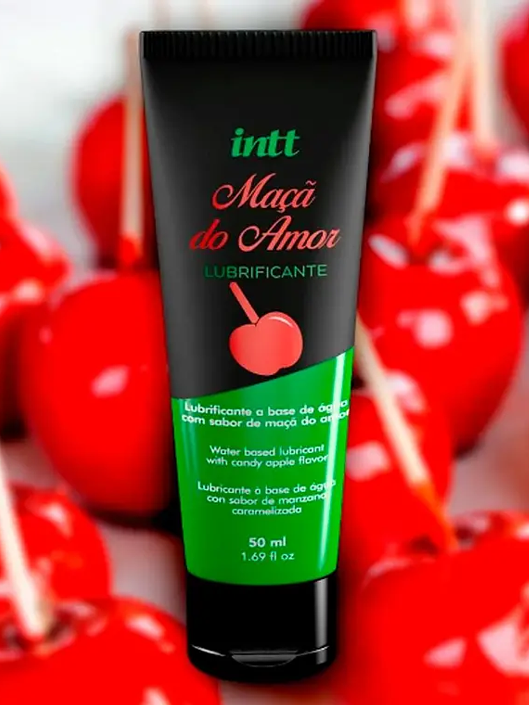 Lubricante Íntimo INTT a Base de Agua. Sabor Manzana Confitada -- 50 ml. 3