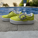 Zapatilla Buckle Retro Verdes