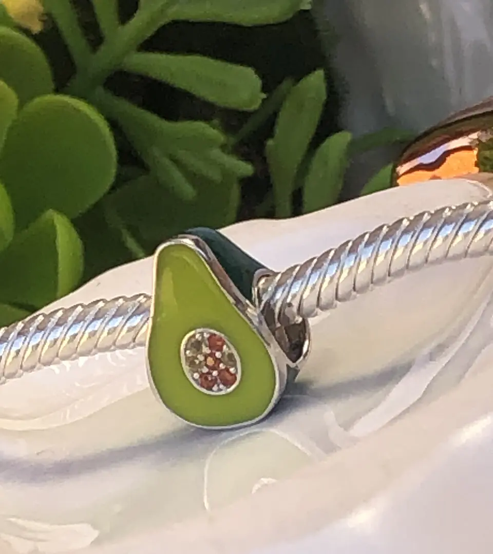 Charm Palta Avocado, Plata 925 1