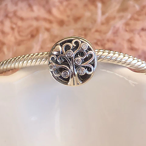 Charm Árbol de la vida Family Plata 925