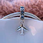 Charm Avion Colgante Plata 925 - Miniatura 1