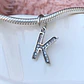Charm Letra K Plata 925 - Miniatura 2