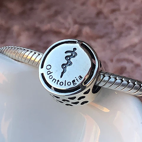 Charm Profesión Dentista Odontóloga Plata 925