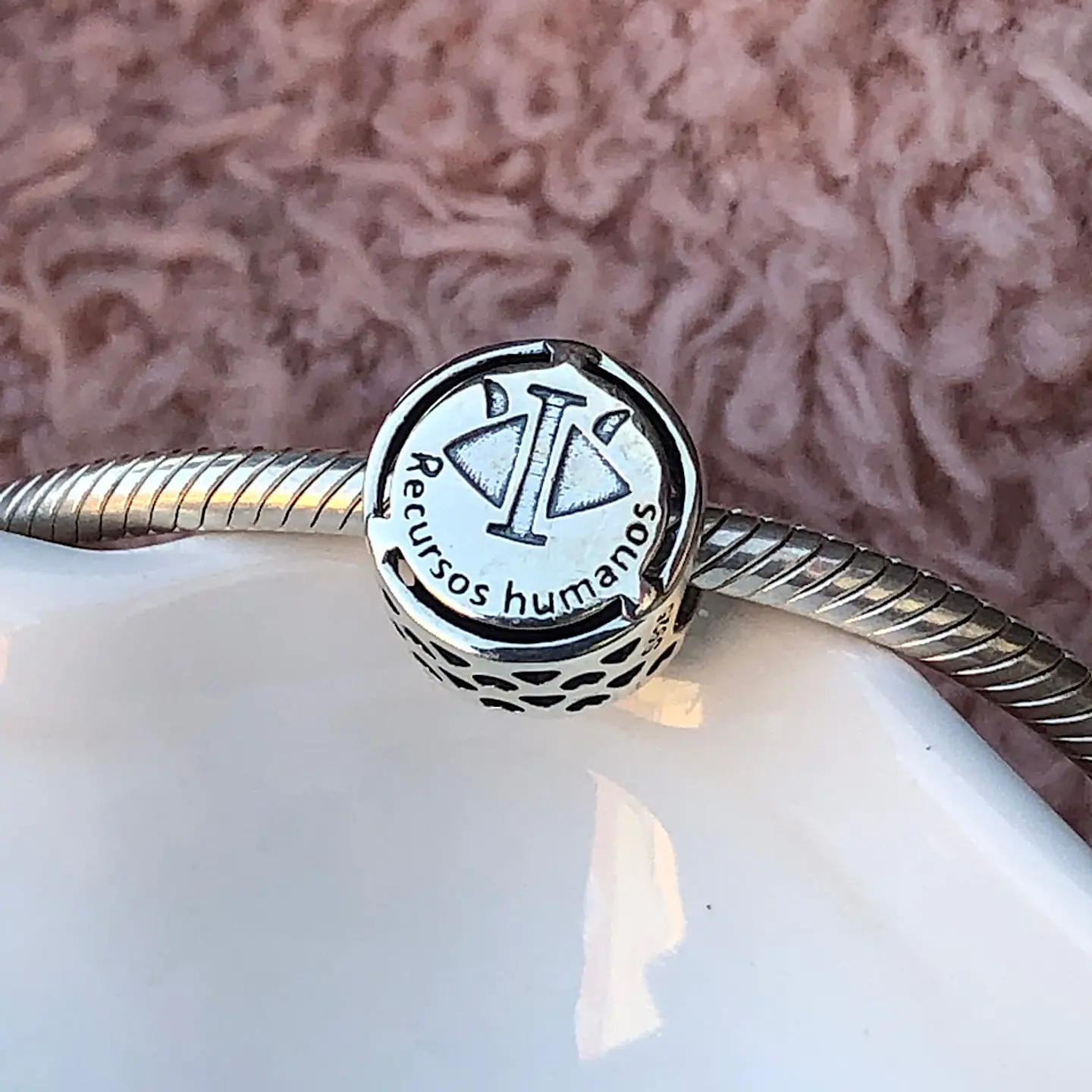 Charm Profesión Recursos Humanos Plata 925 3