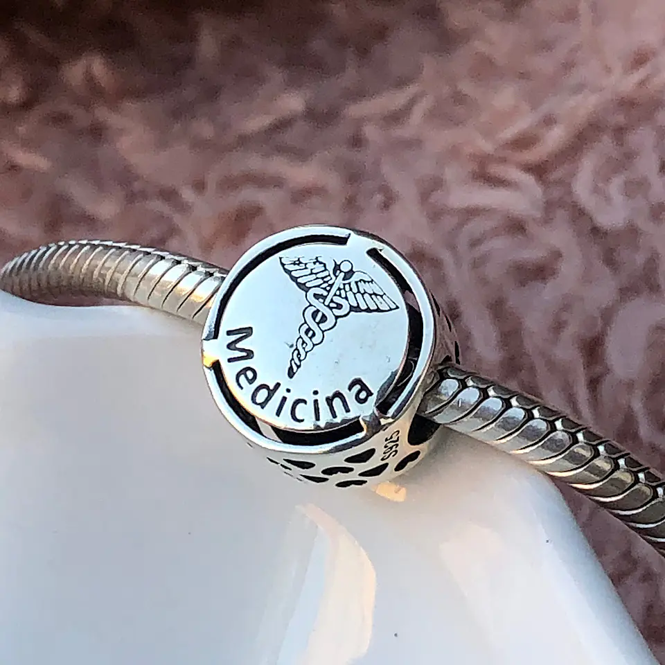 Charm Profesión Doctora Medicina Plata 925 3