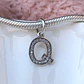 Charm Letra Q Plata 925 - Miniatura 2