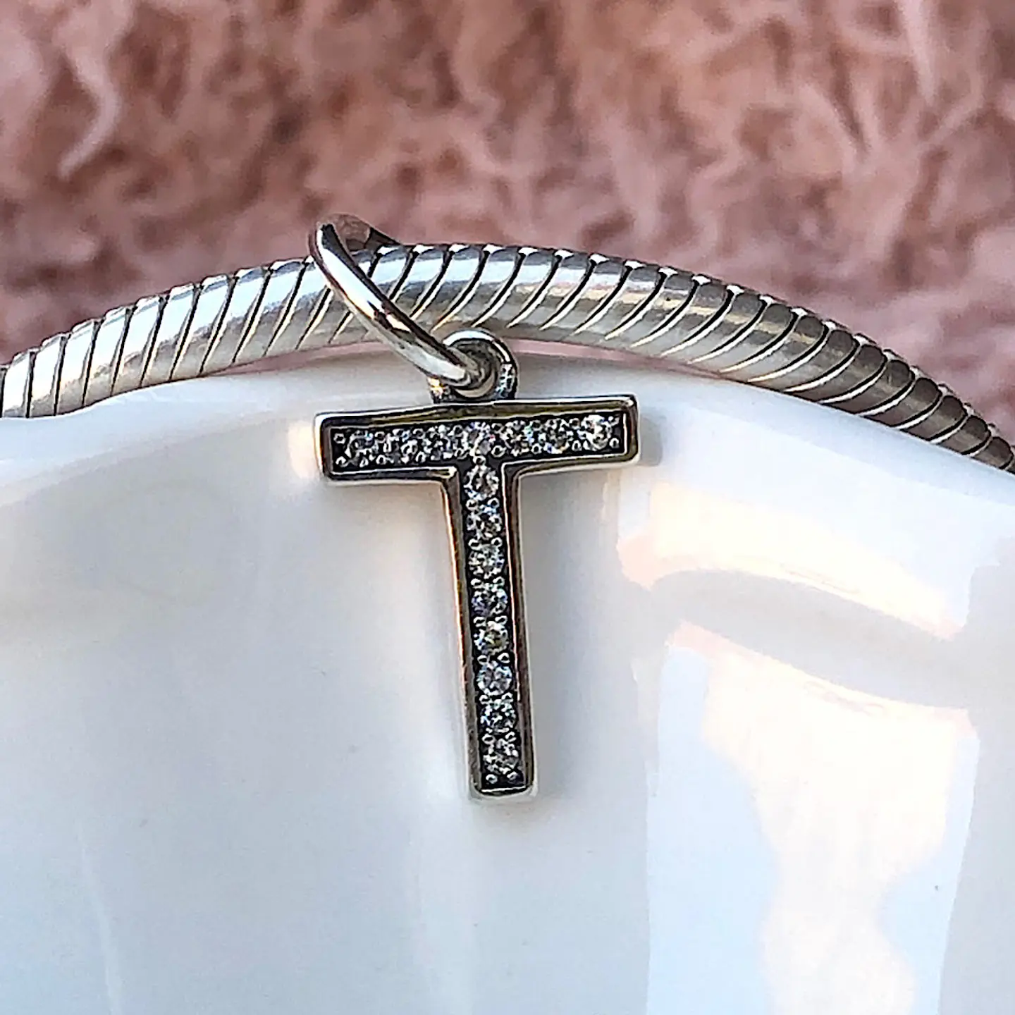 Charm Letra T Plata 925 2