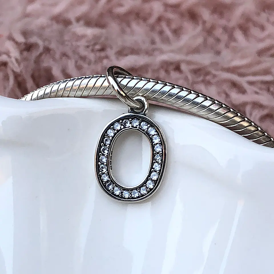 Charm Letra O Plata 925 2