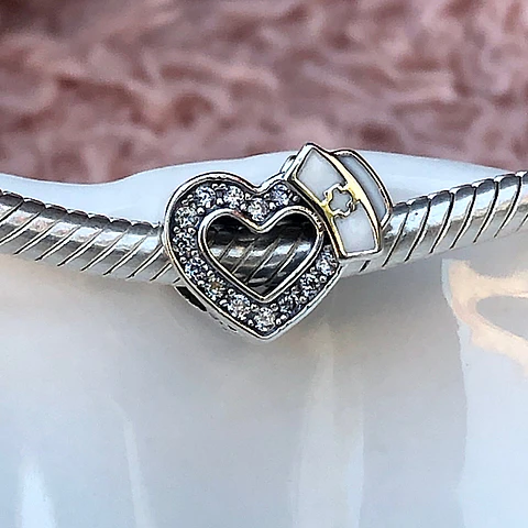 Charm Profesión Enfermera Plata 925