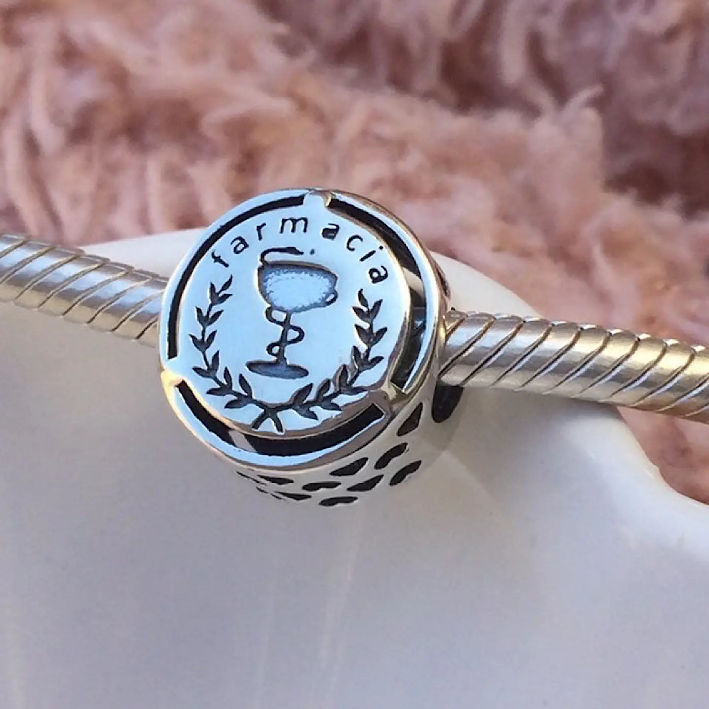 Charm Profesión Química y Farmacia Plata 925 1
