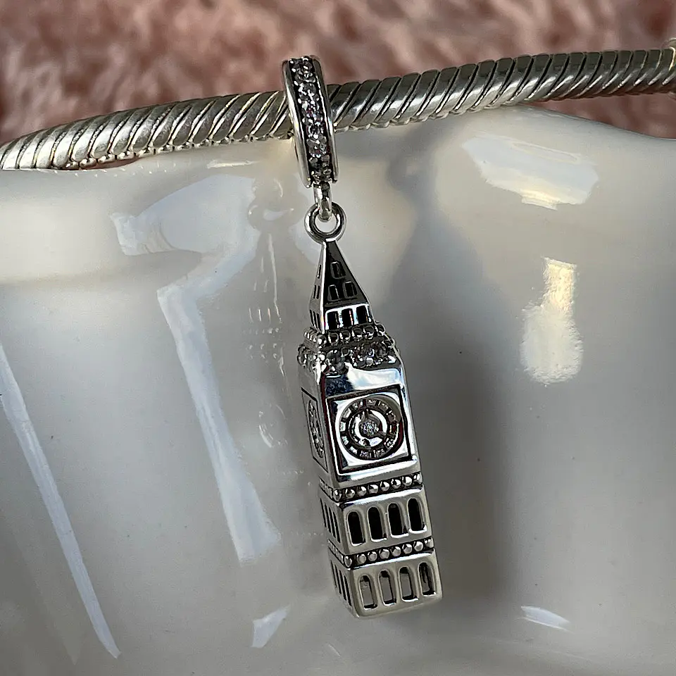Charm Reloj Big Ben Londes Plata 925 3