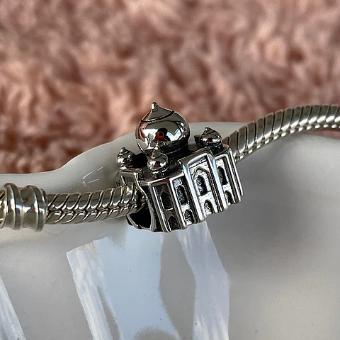 Charm Taj Mahal Plata 925