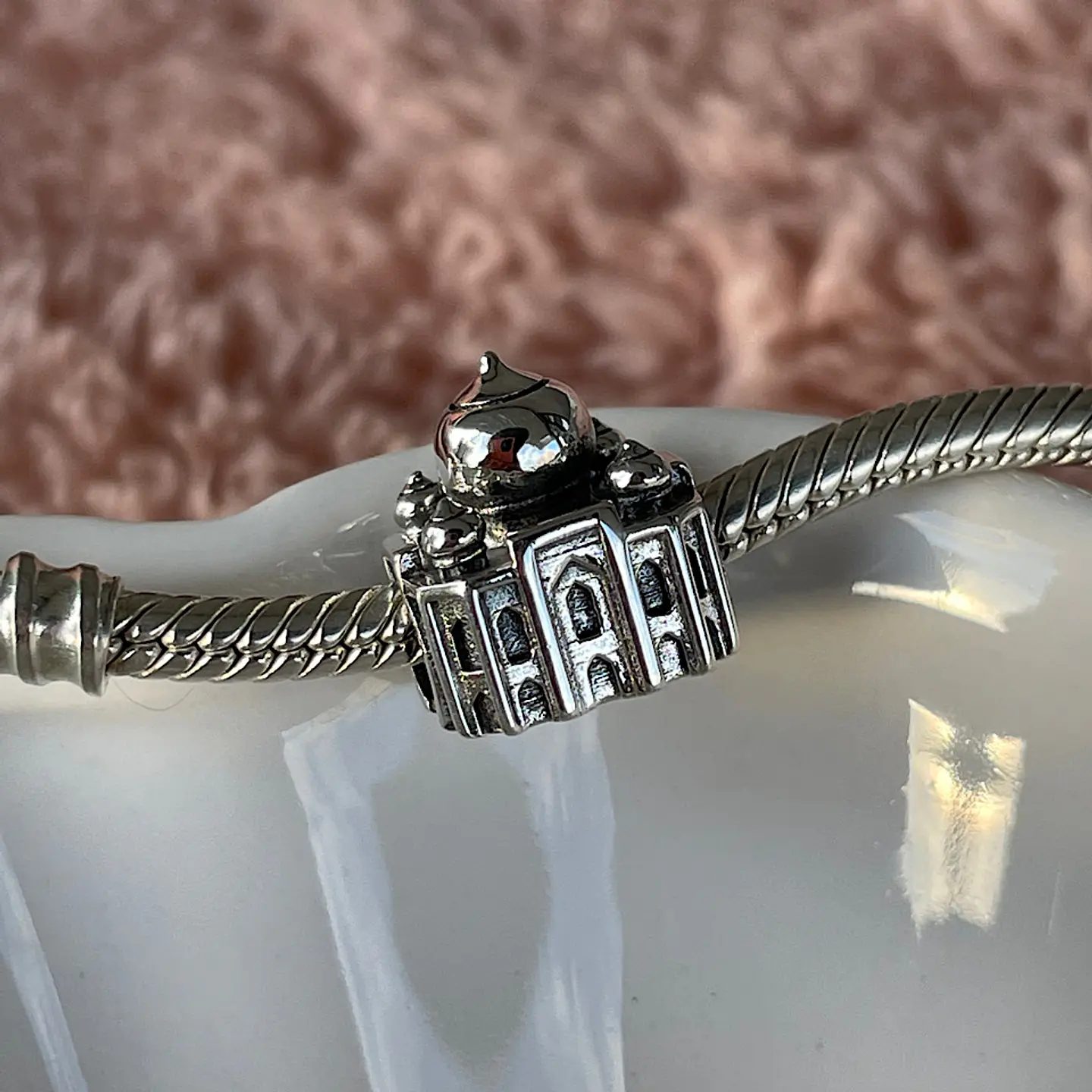 Charm Taj Mahal Plata 925 4