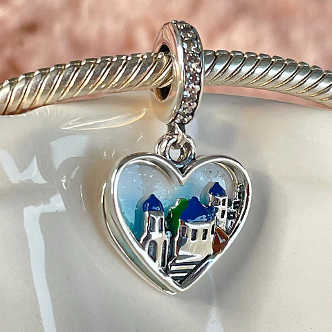 Charm Santorini Plata 925