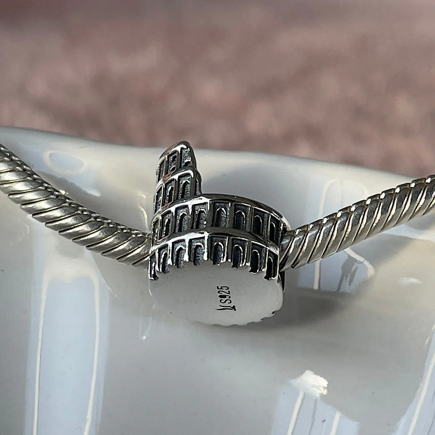 Charm Coliseo Romano, Plata 925 2