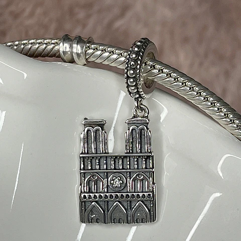 Charm Catedral Notre Dame Paris Plata 925