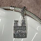 Charm Catedral Notre Dame Paris Plata 925 - Miniatura 1