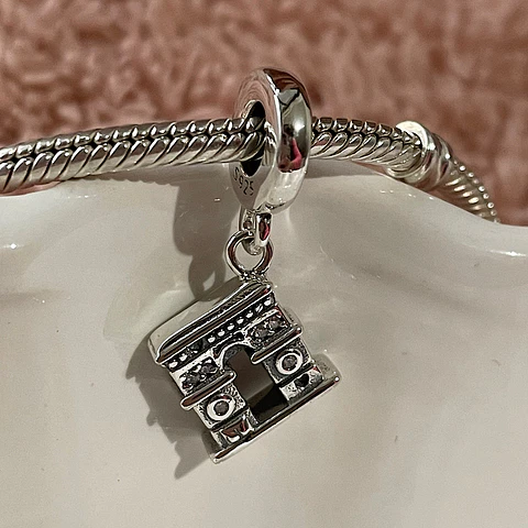 Charm Arco del Triunfo Francia Plata 925