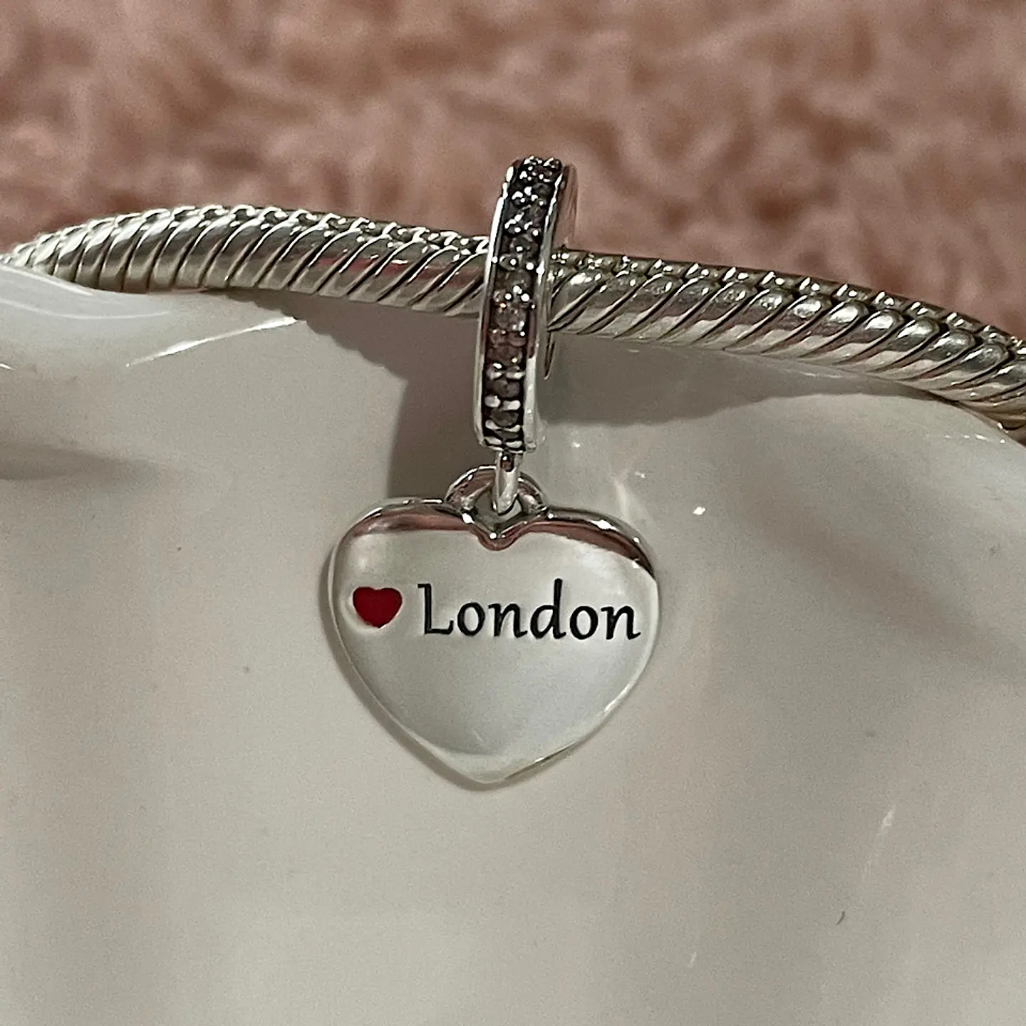 Charm London love Plata 925 1