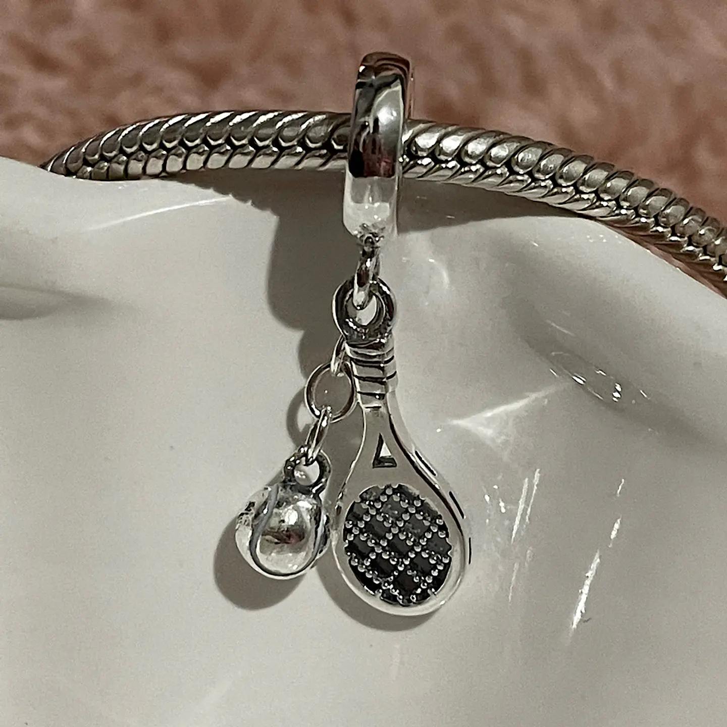 Charm Tenis Plata 925 1