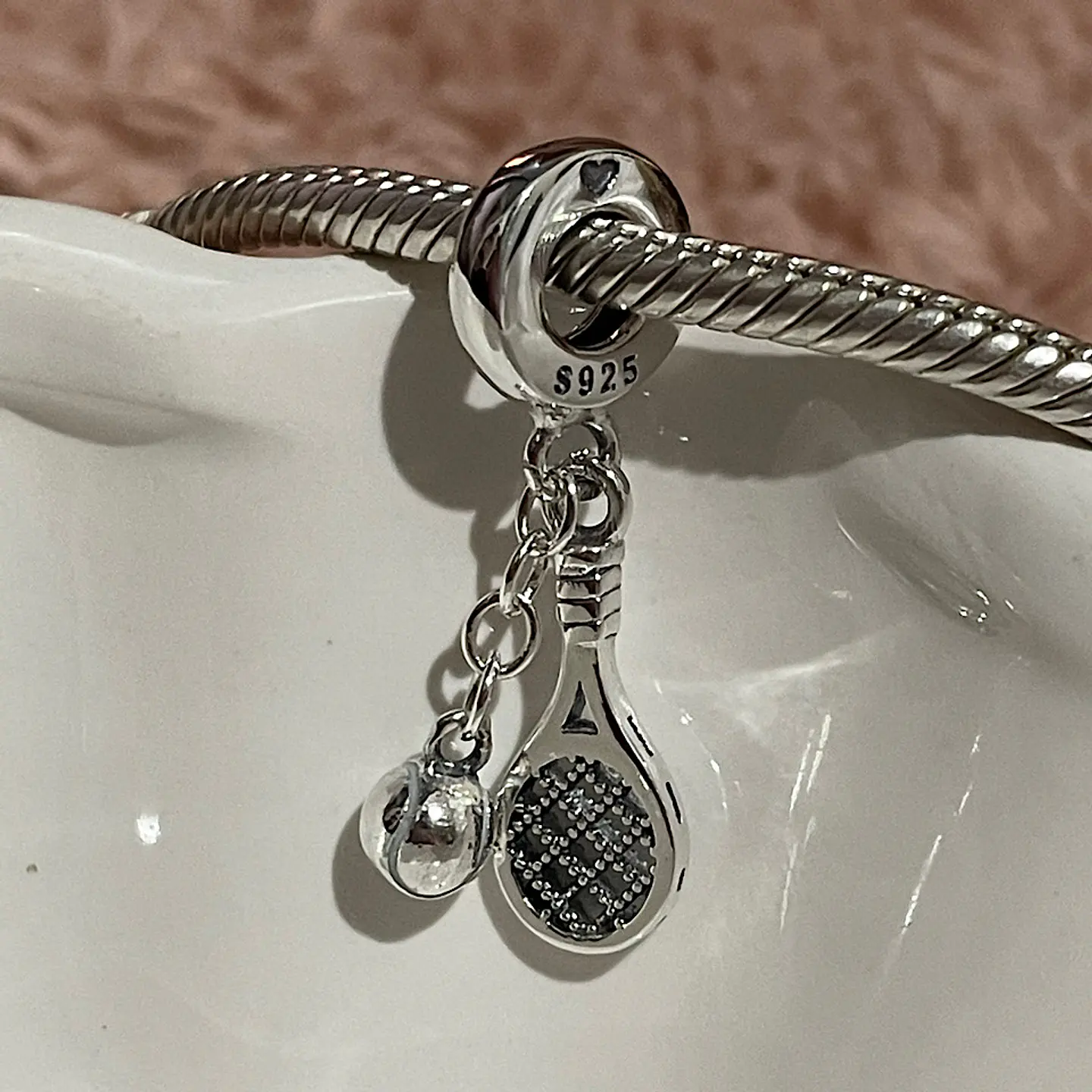 Charm Tenis Plata 925 2