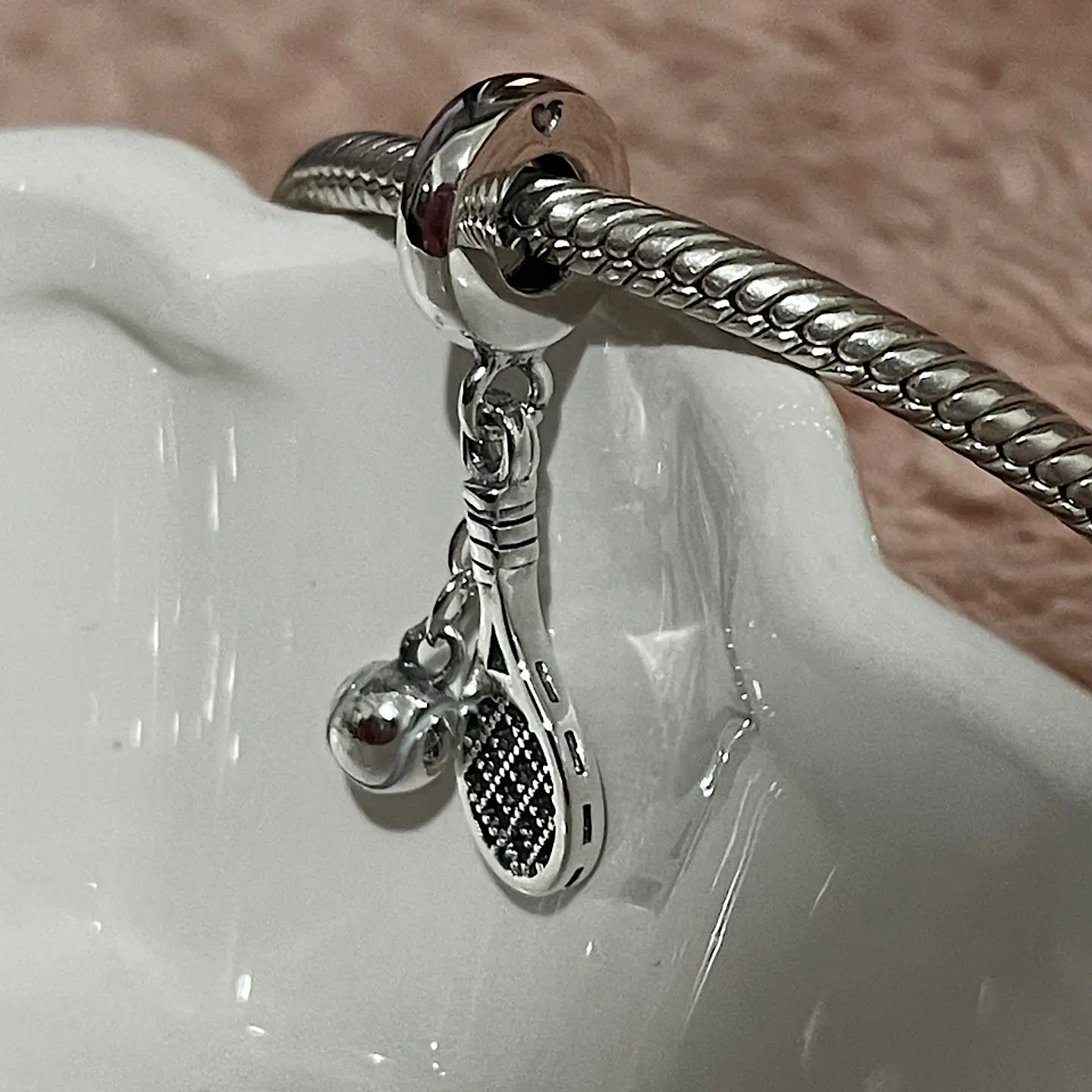Charm Tenis Plata 925 3