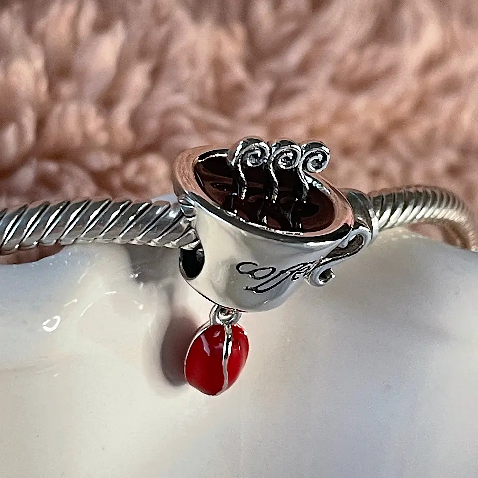 Charm Café de grano Plata 925 1