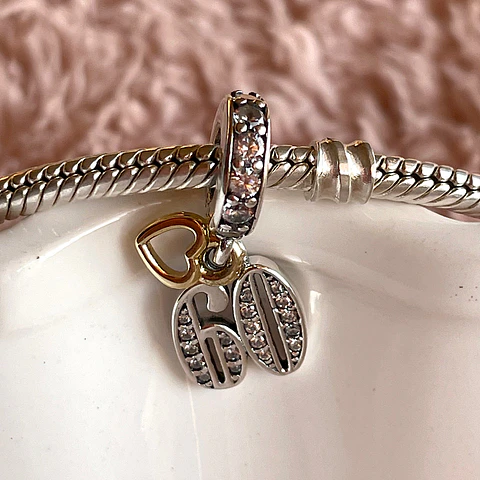 Charm número 60 colgante Plata 925